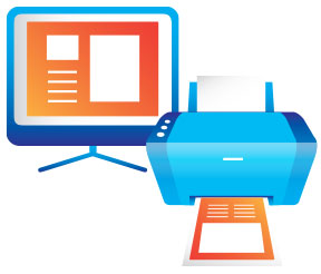 Microsoft Office Print Icon Microsoft Office Print Icon