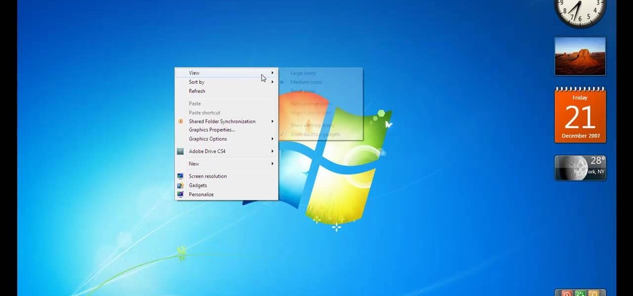 Microsoft Windows Desktop Icons