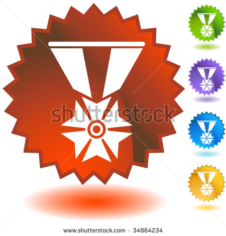 Military Badge Icon Vector