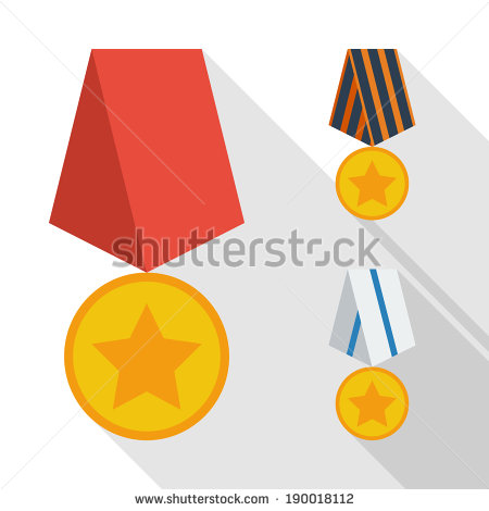 Military Medal Vector Icon