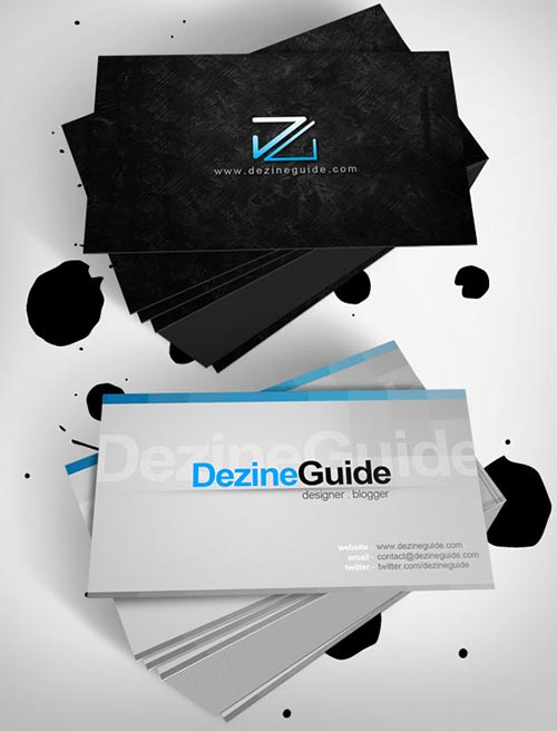 Modern Business Card PSD Template Free