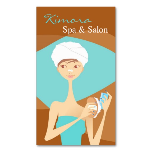 Nail Salon Business Card Clip Art