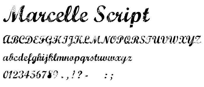 Old School Script Font Old School Script Font