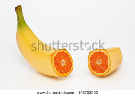 Orange Shaped Like a Banana