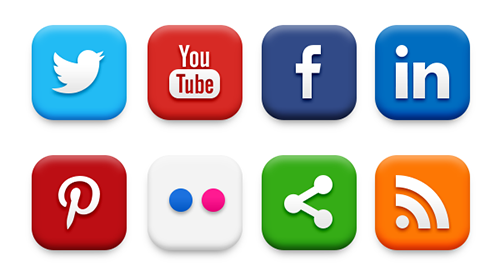 Popular Social Media Icons