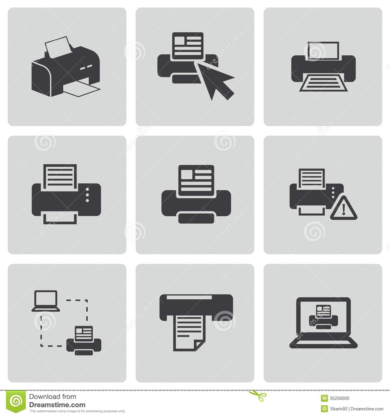 Printer Icon Vector