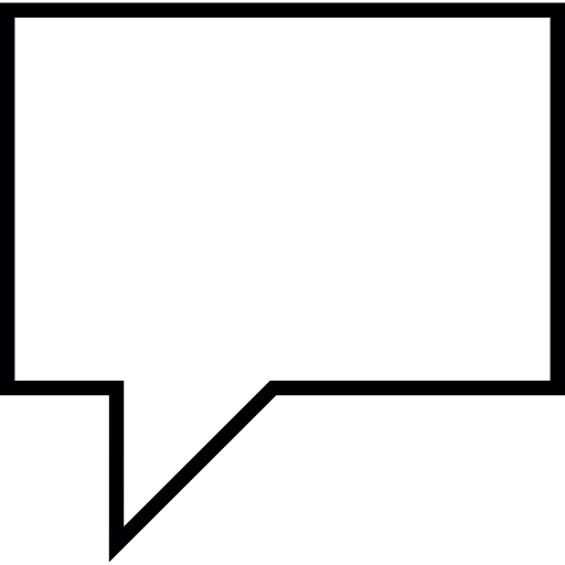 Rectangular Speech Bubble