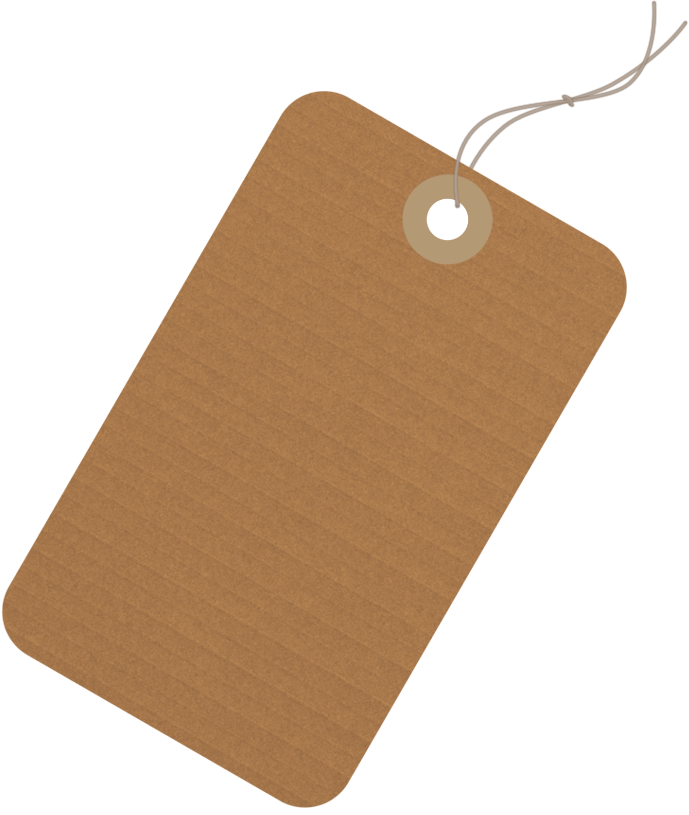 Recycled Brown Paper Tags