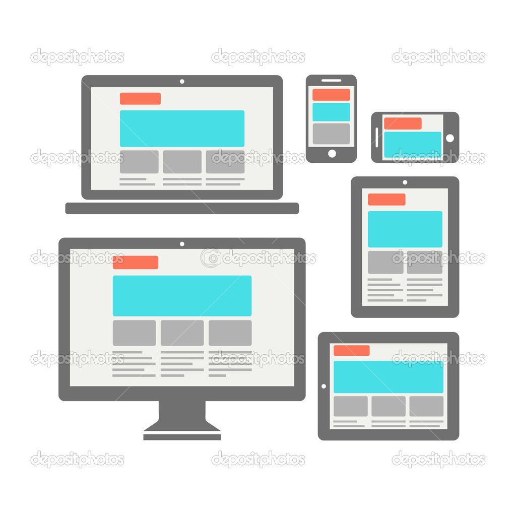 13 Responsive Web Design Vector Images