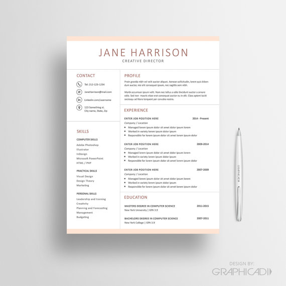 Resume Cover Letter Template Word