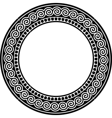 Round Frame Circle Vector