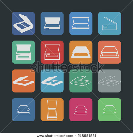 Scanner Icon Clip Art