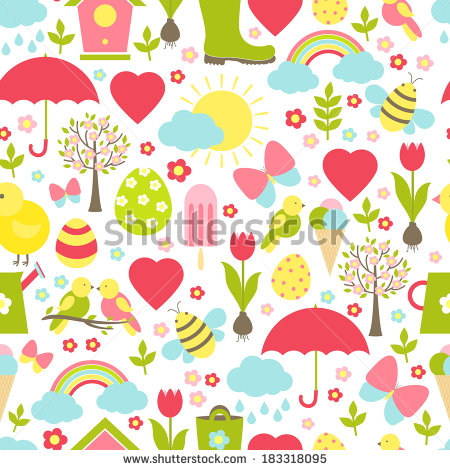 Seamless Spring Pattern