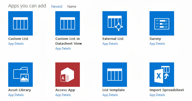 SharePoint 2013 Icon List