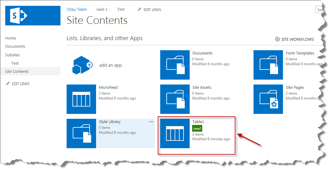 SharePoint 2013 Icon List