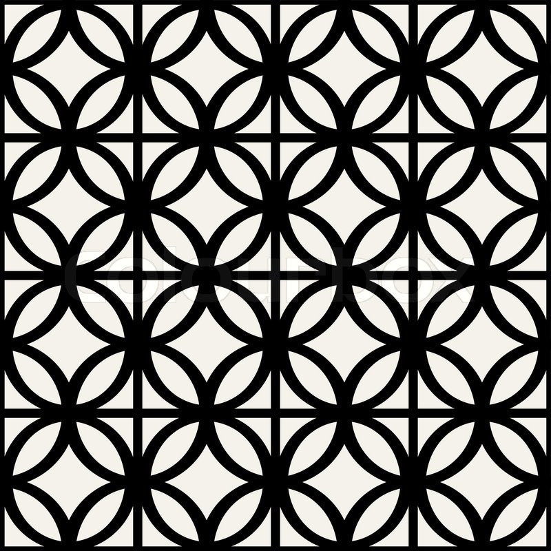 Simple Black and White Modern Pattern