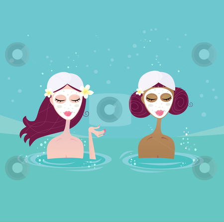 Spa Cartoon Clip Art