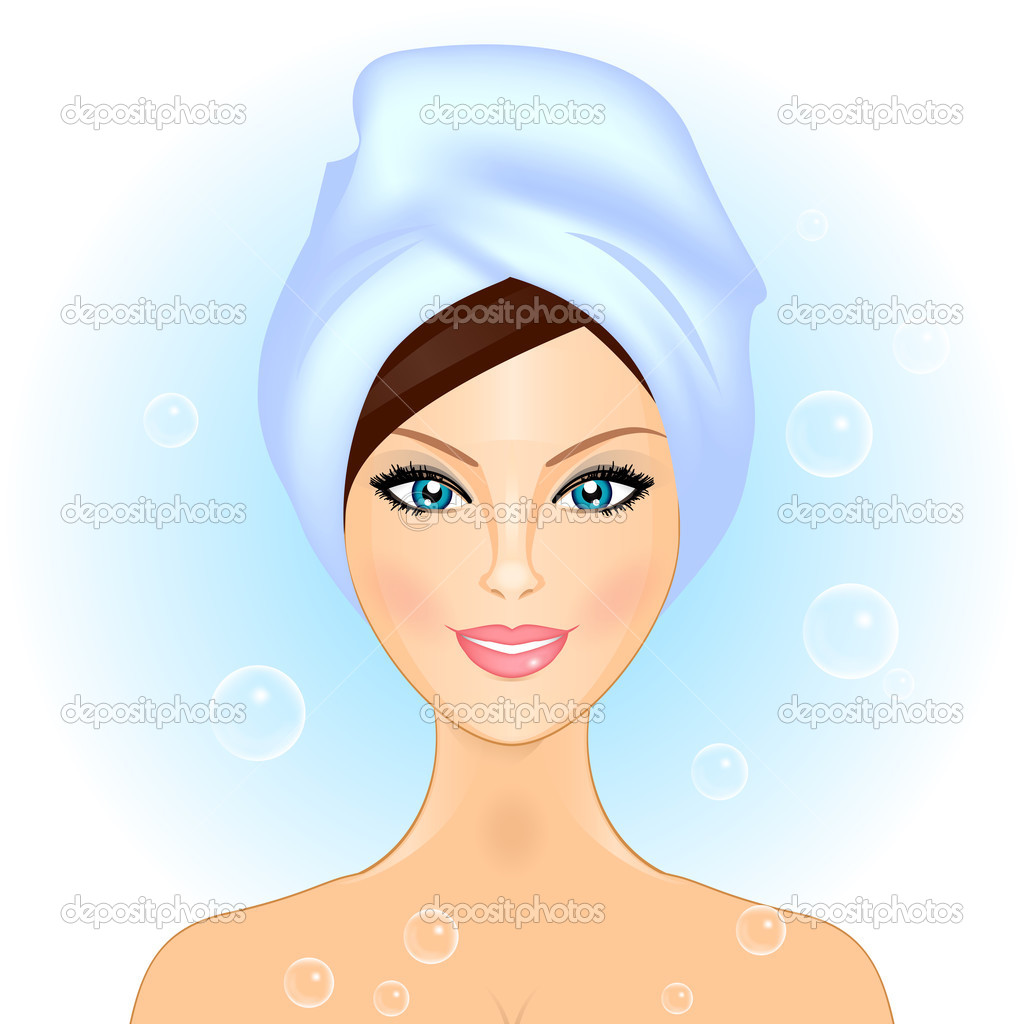 Spa Girl Clip Art