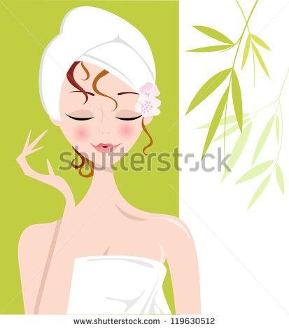 Spa Girl Clip Art