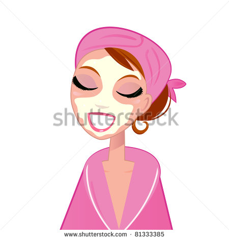 Spa Girl Face Clip Art