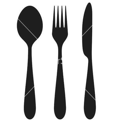 Spoon Fork and Knife Vector