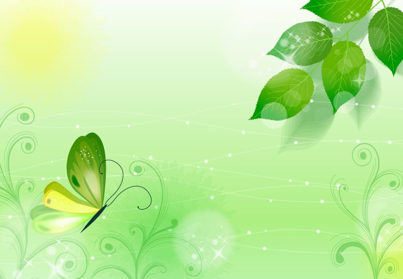 Spring Green Background Vector