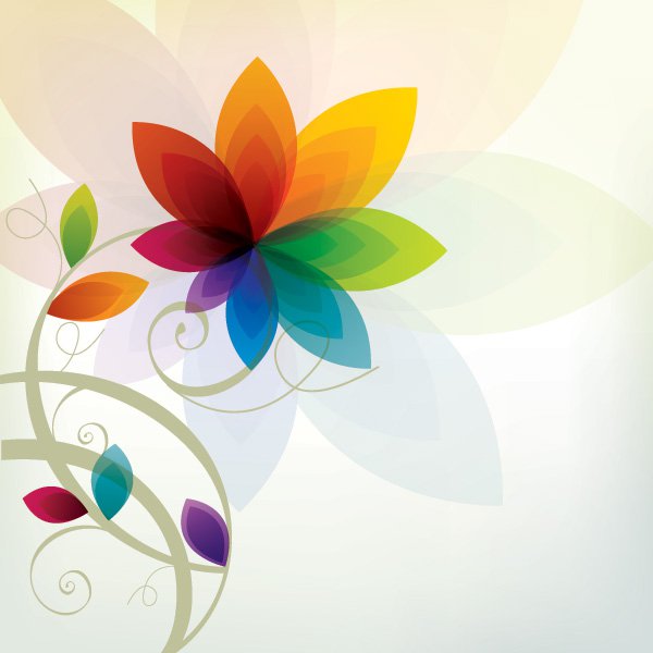 Summer Flower Vector Graphic