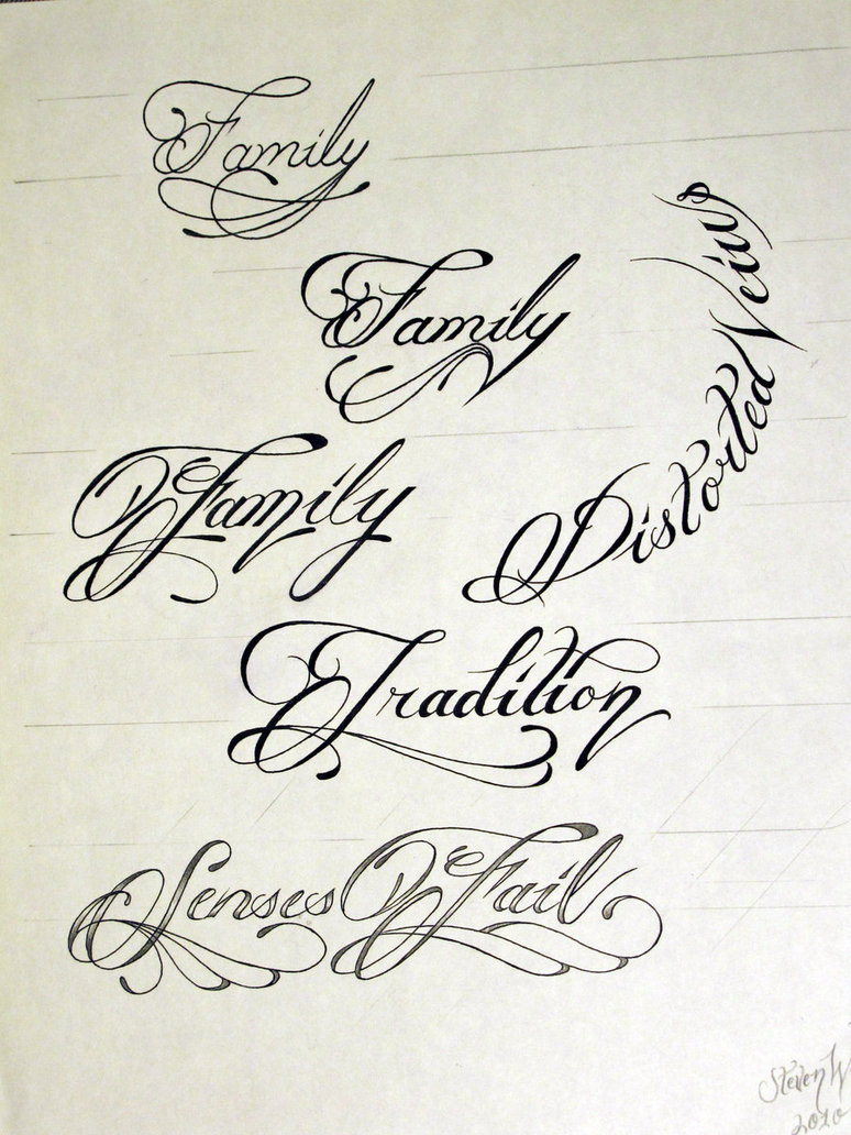 Tattoo Script Fonts