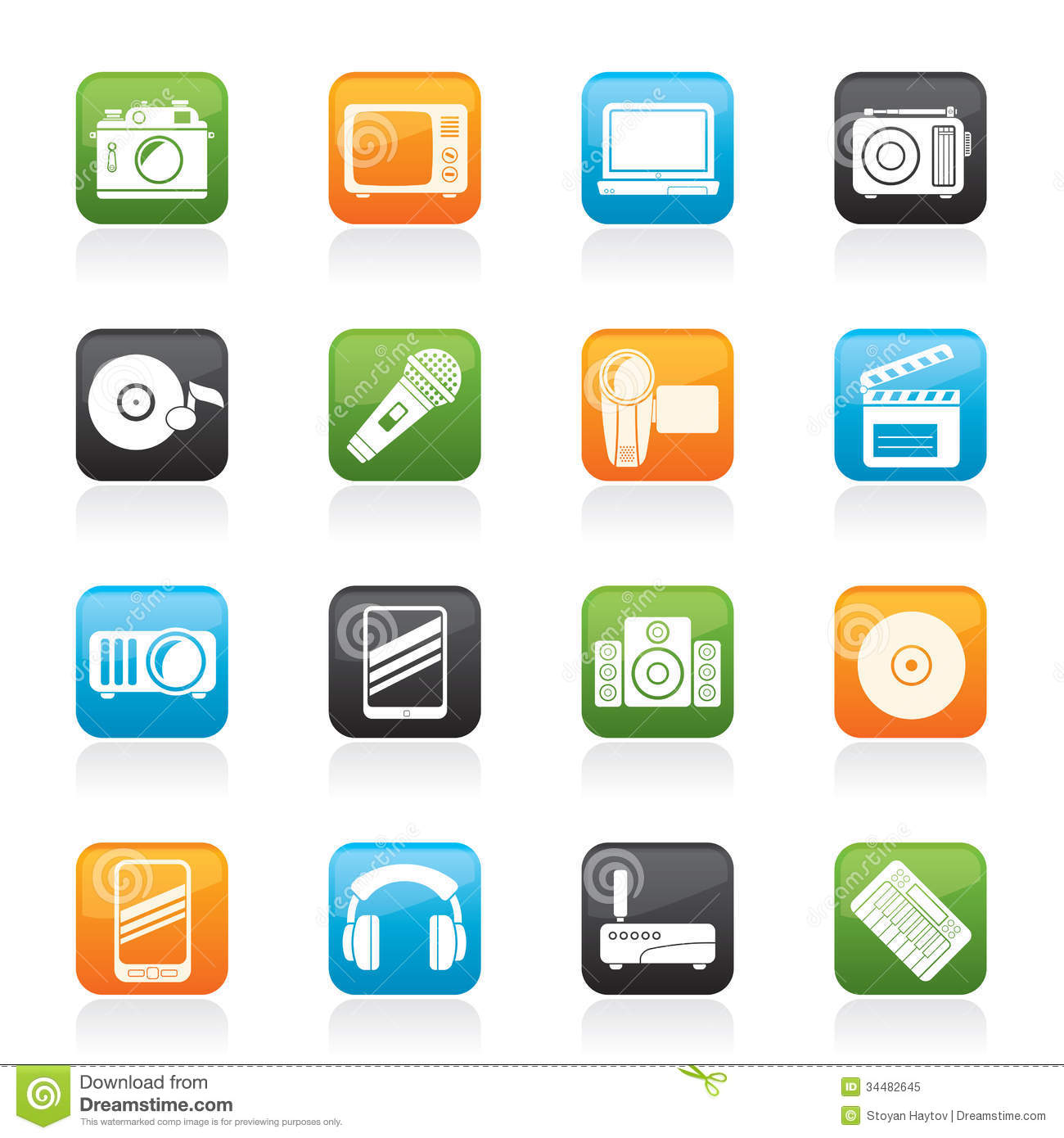 Technology Media Icons Technology Media Icons