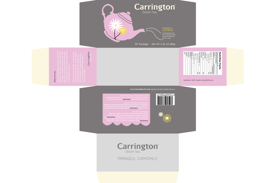 Template for Tea Packaging Box Design