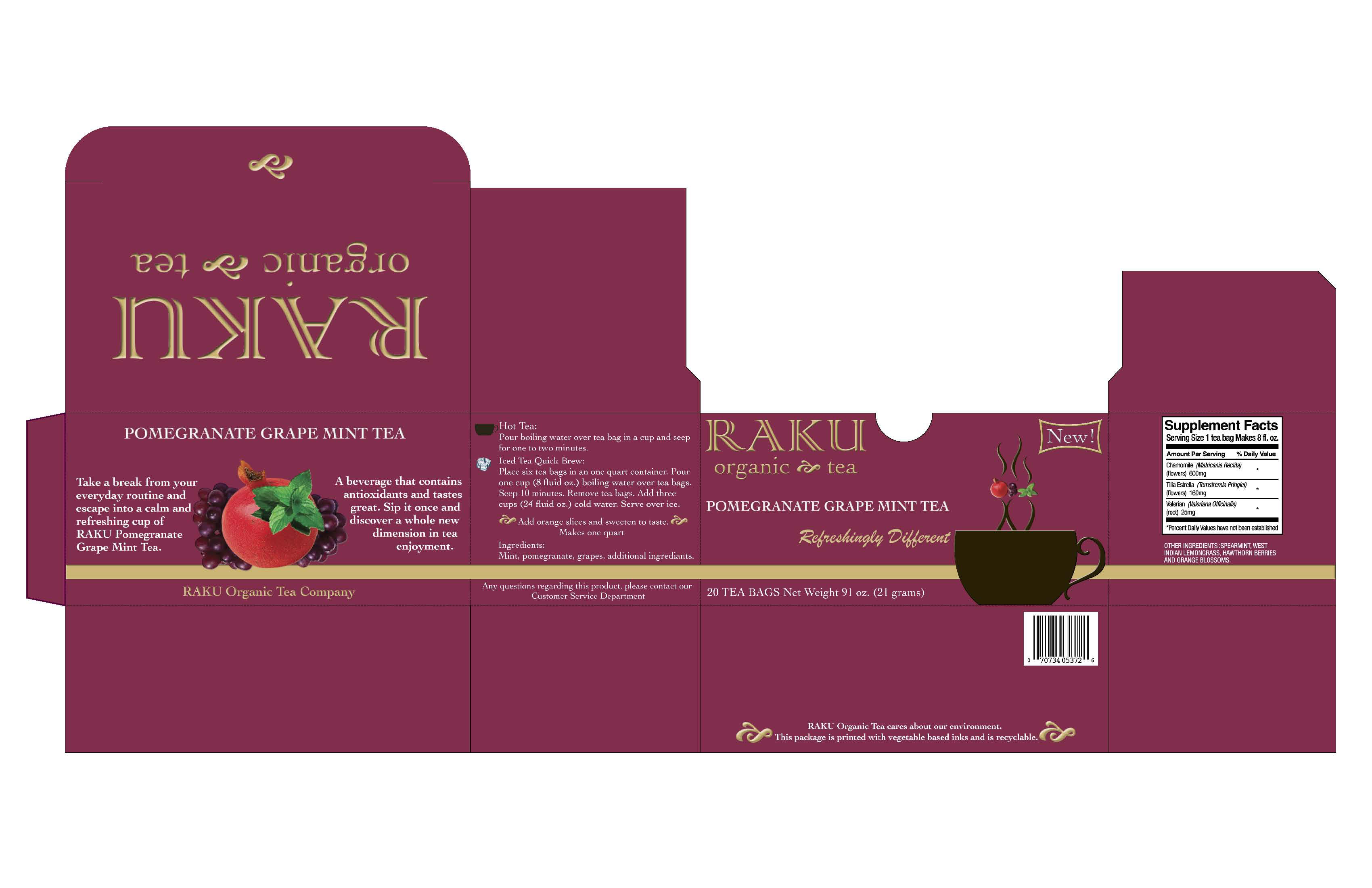 Template for Tea Packaging Box Design