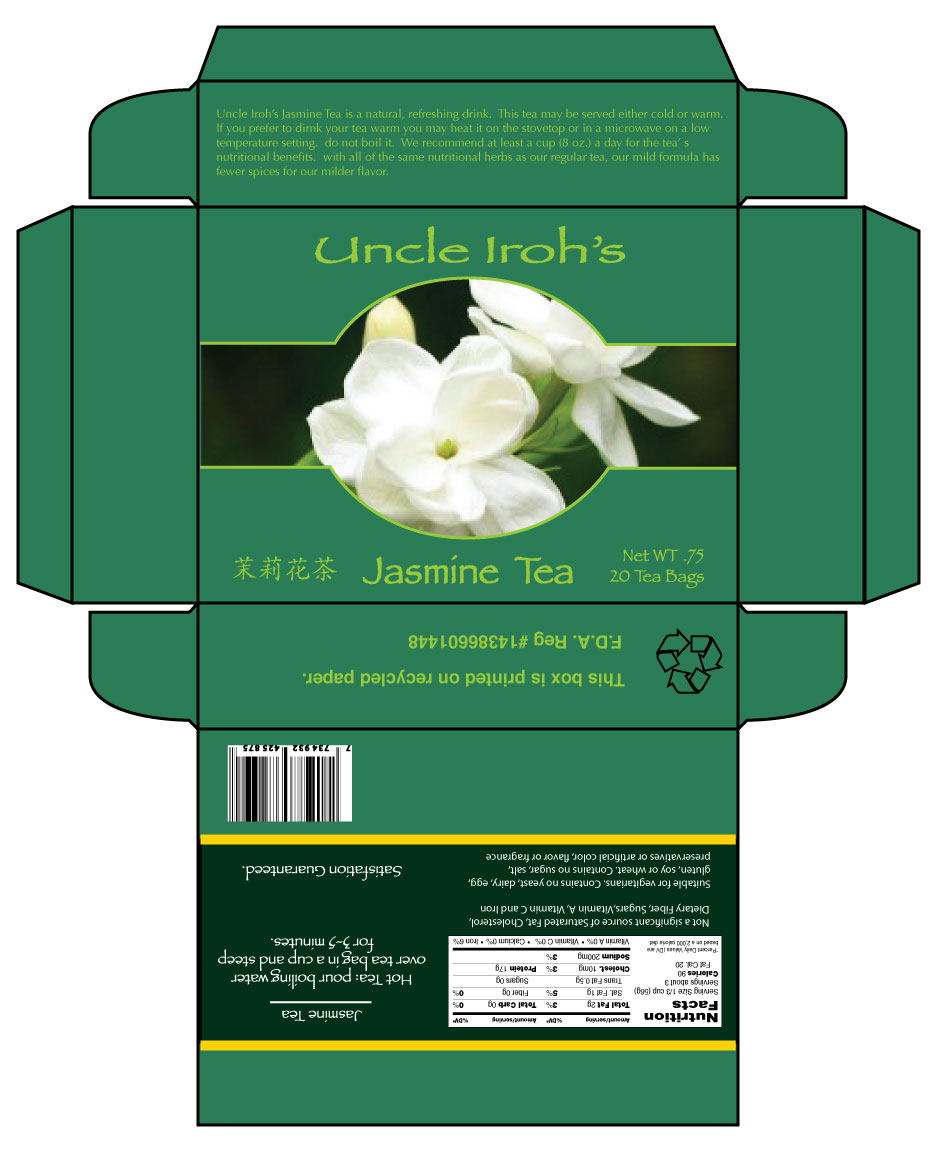 Template for Tea Packaging Box Design