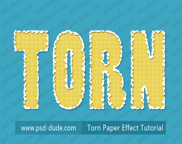 Torn Paper Effect Photoshop Tutorial