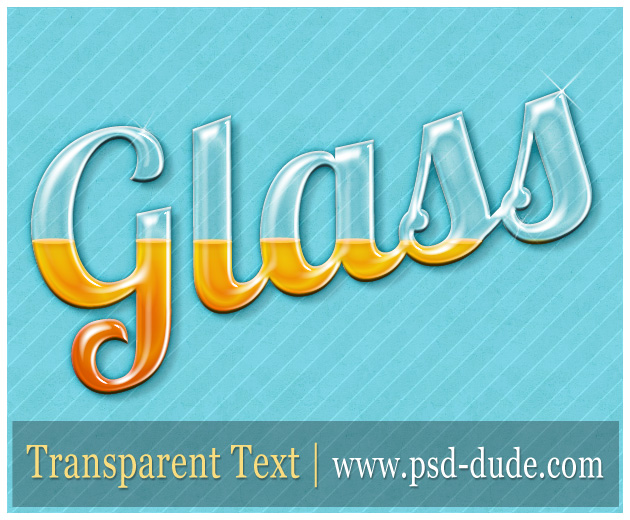 Transparent Text Photoshop