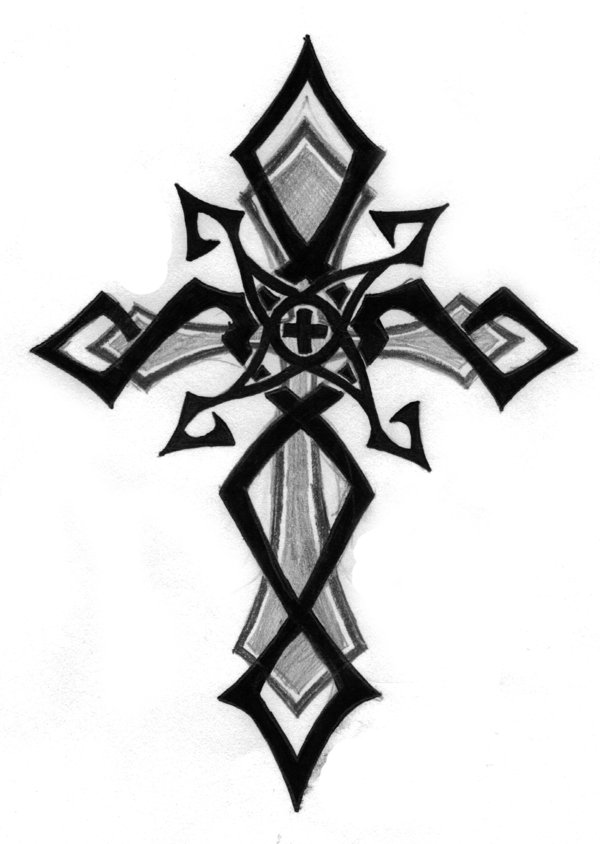 Tribal Crosses Tattoo Designs
