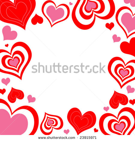 Valentine Heart Border Clip Art