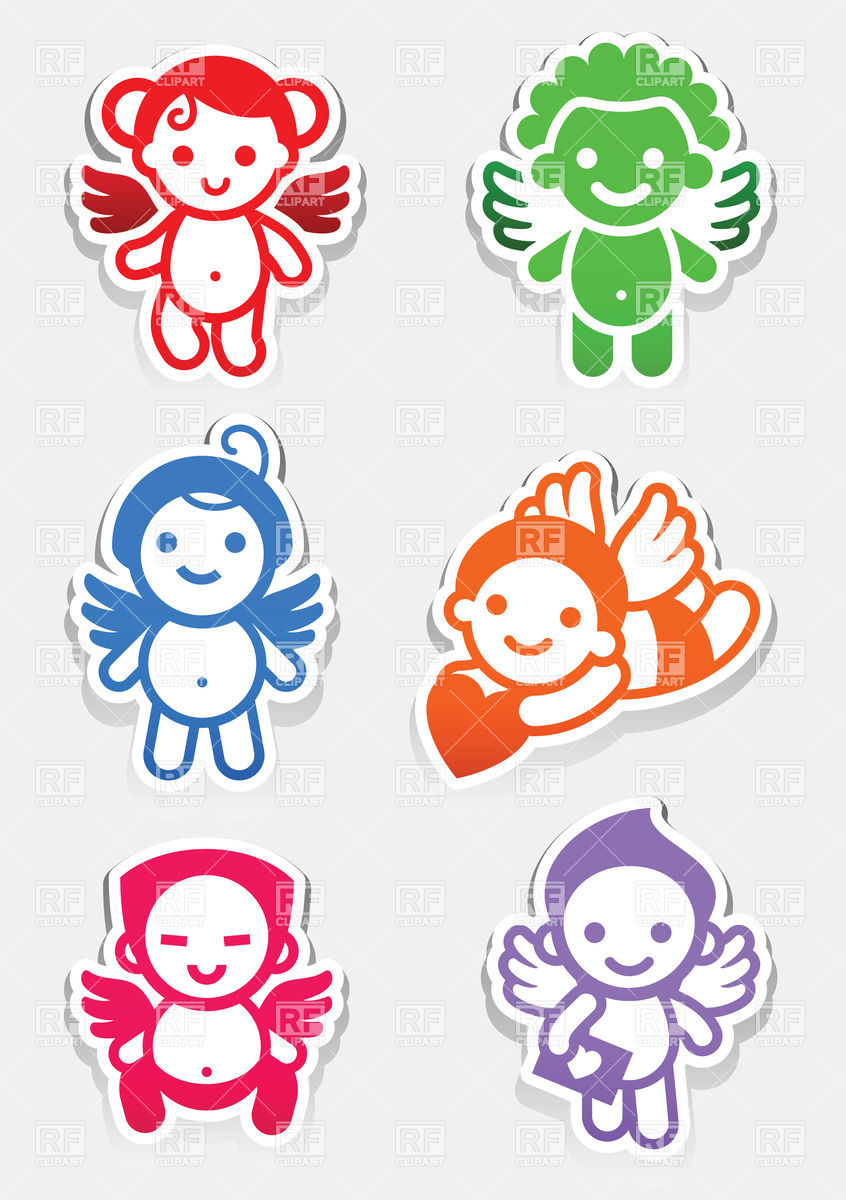 Vector Angel Clip Art