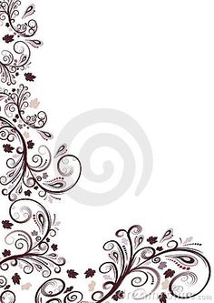 Vector Floral Border Designs