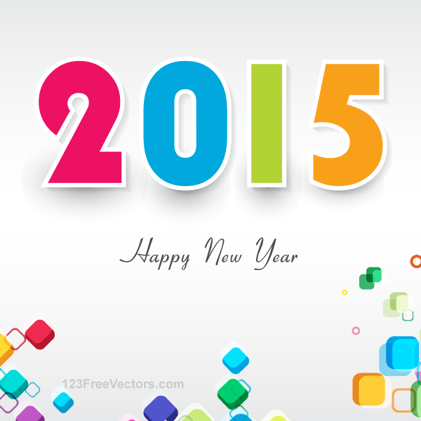 Vector Happy New Year 2015 Vector Happy New Year 2015