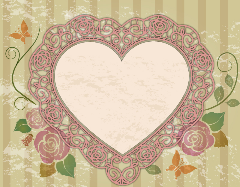 Vector Heart Border