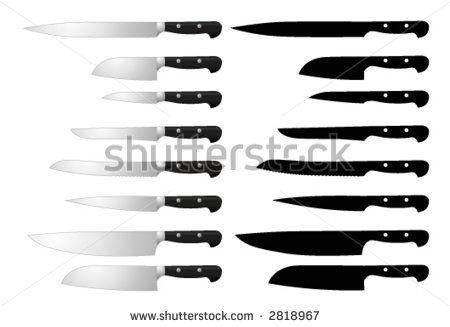 Vector Kitchen Knives