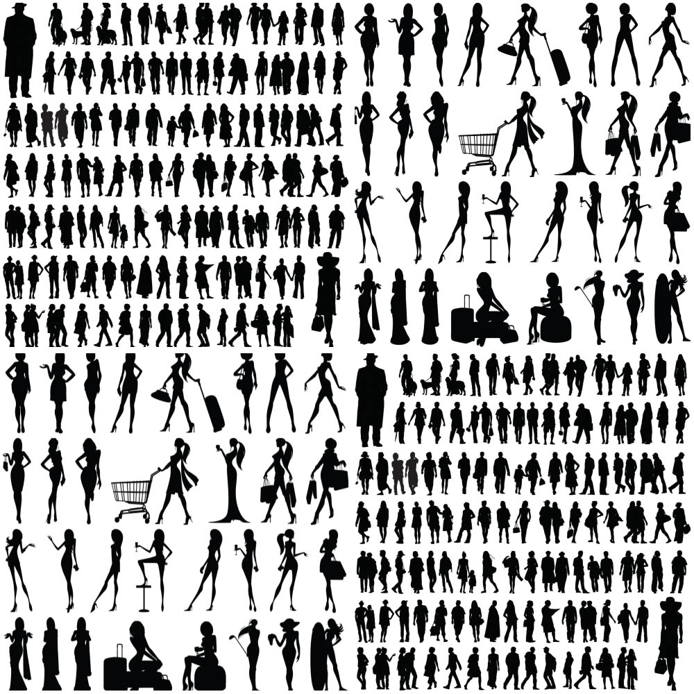 Vector People Silhouettes