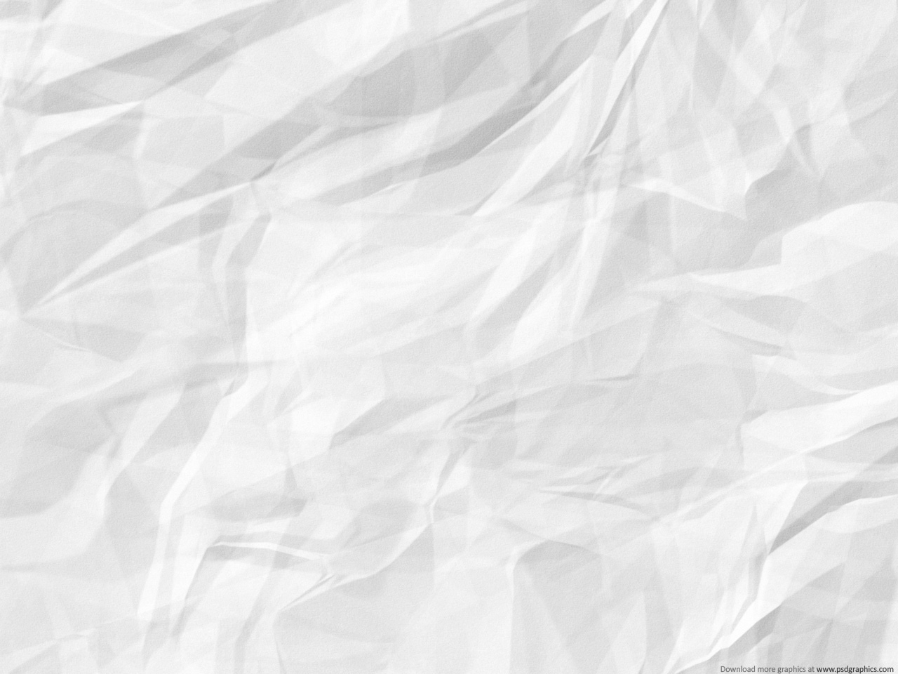 White Crumpled Paper Texture