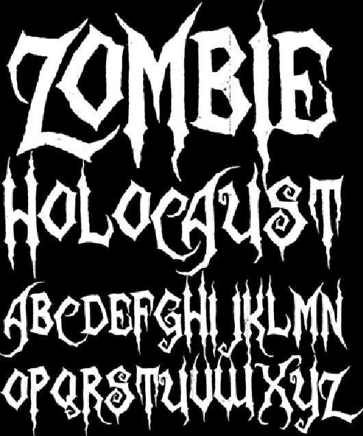 Zombie Holocaust Font Zombie Holocaust Font