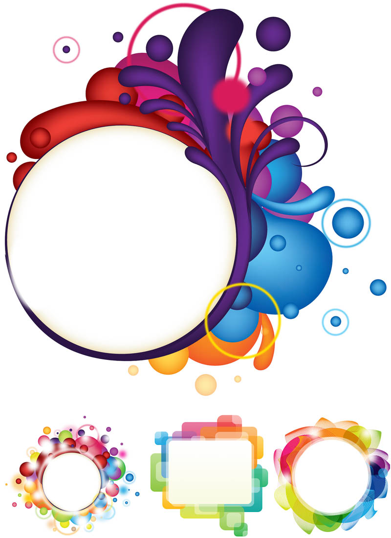 11 Abstract Vector Circle PSD Images