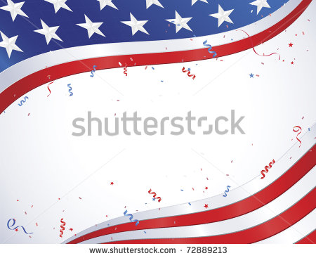 American Flag Border