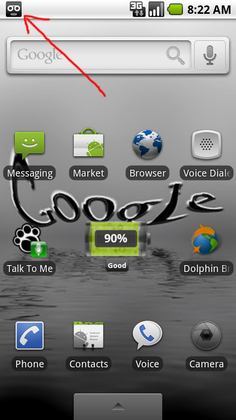 Android Voicemail Notification Icon