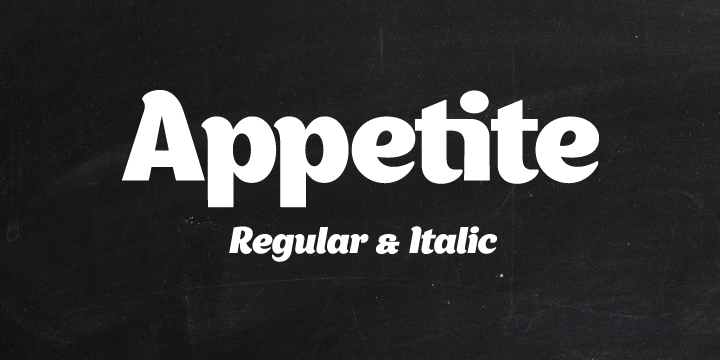 Appetite Font