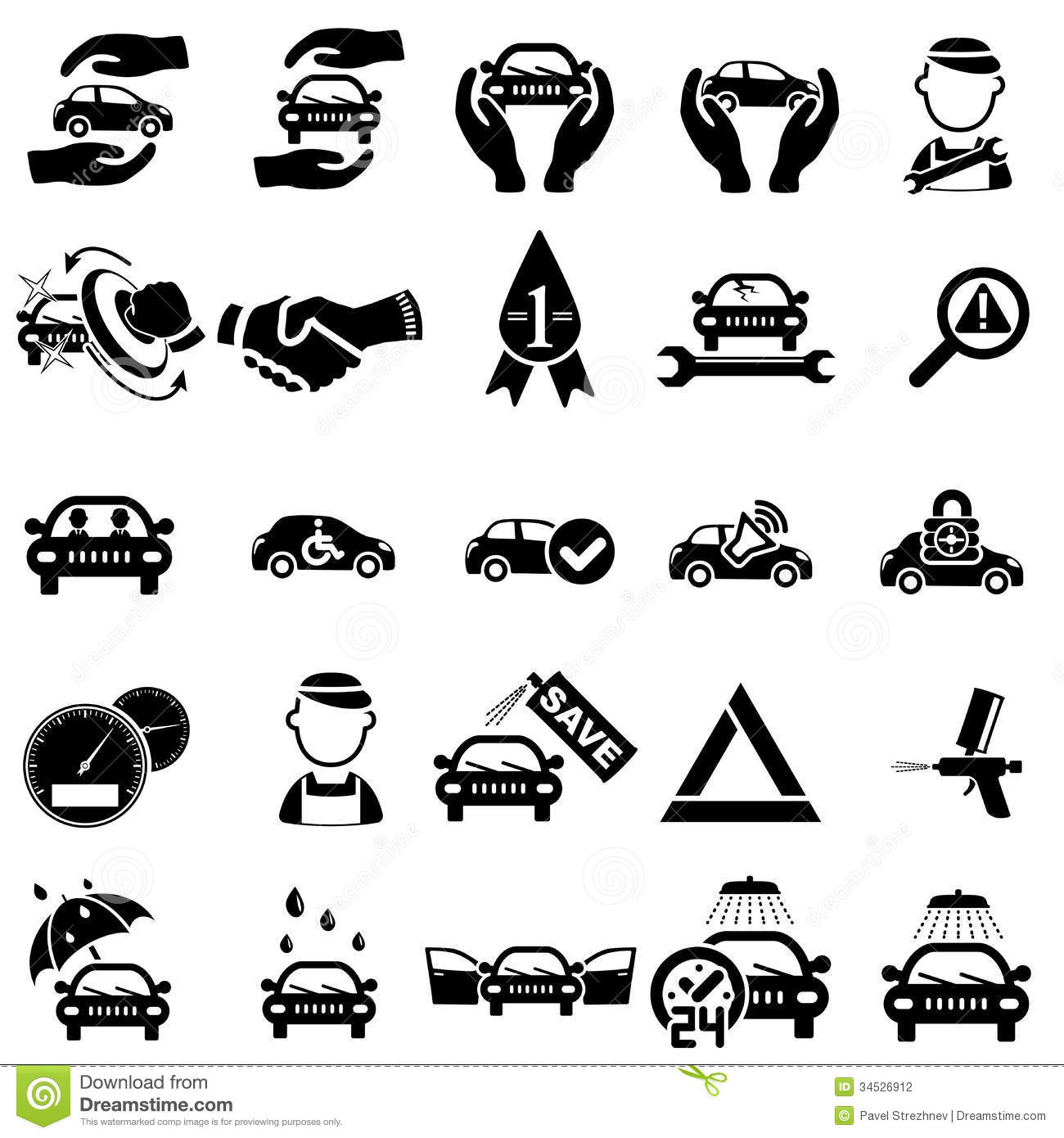 Auto Repair Icons