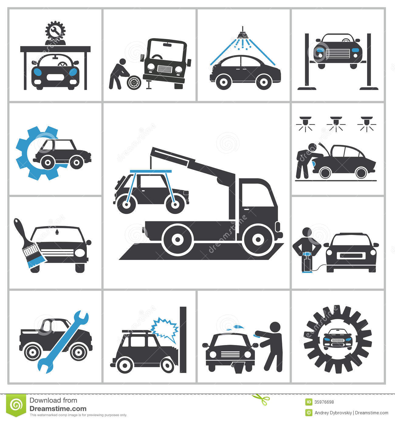 Auto Repair Vector Icon Auto Repair Vector Icon